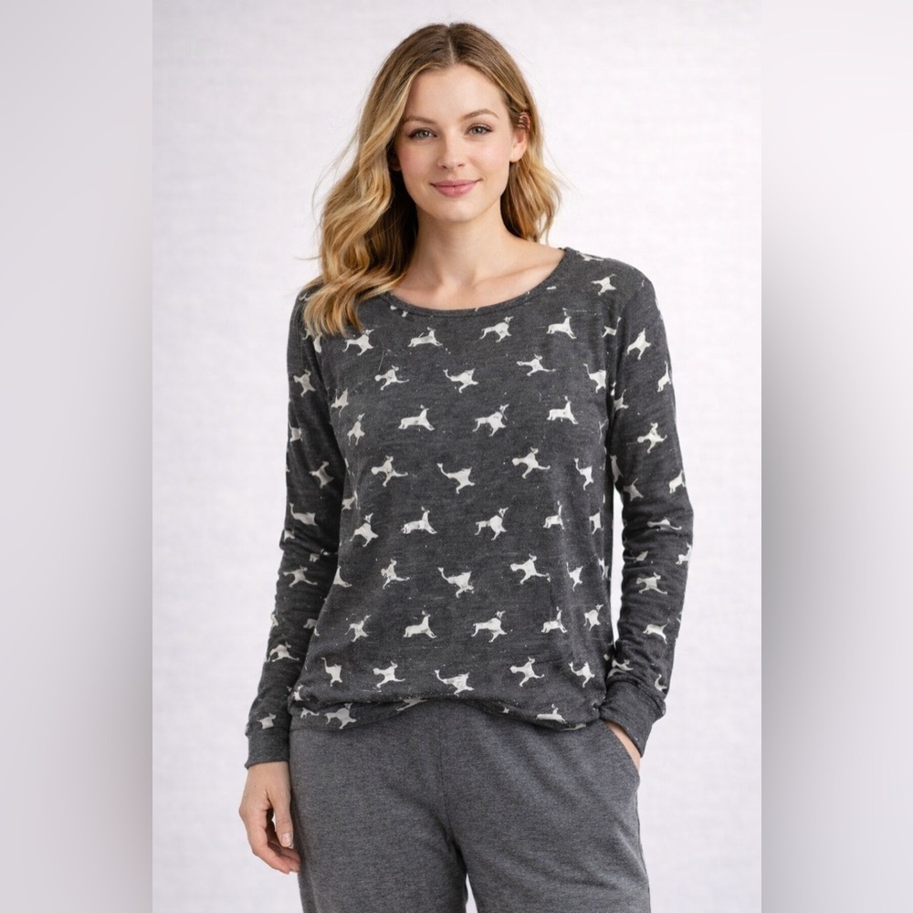 Vs pink long sleeve sleepwear top
